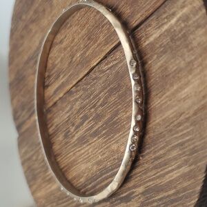 B2222 crystal‎ encrusted bracelet icy flash bangle